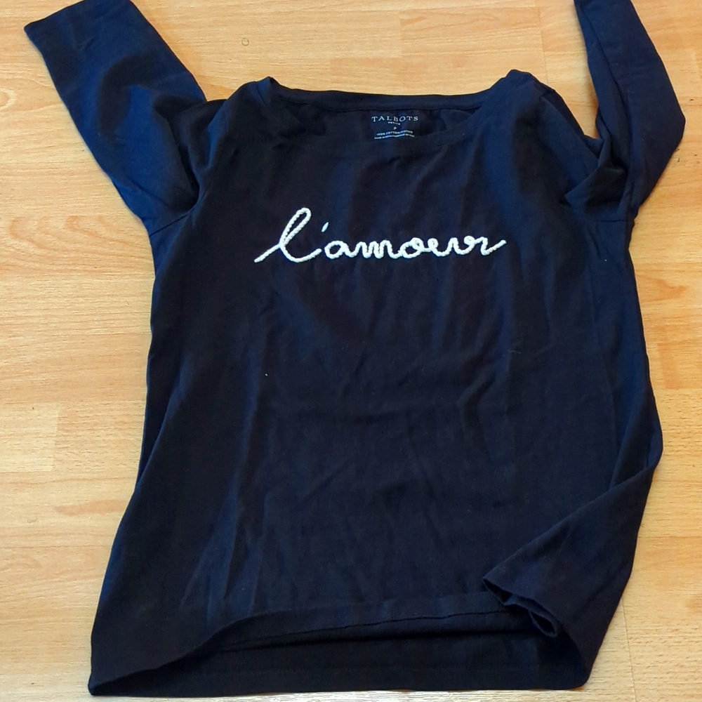 Talbot's 3/4 sleeve tee